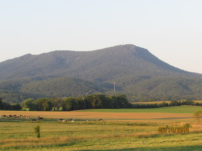 Massanutten Peak Mountain in Virginia.